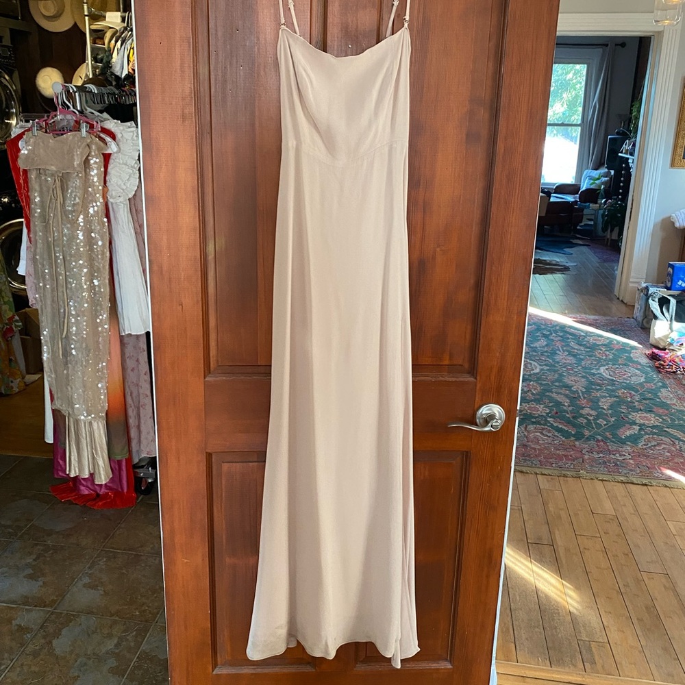 Reformation bridesmaid dress